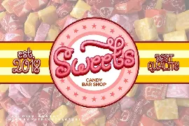 Silky Candy - Cute Sweet Font