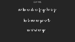 Sebitang Calligraphy Font