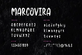 Marcovira Brush Font