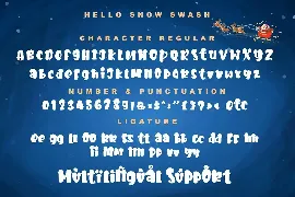 Hello Snow font