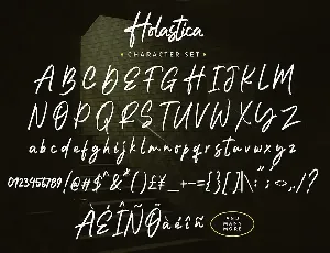 Holastica - Handwritten Font