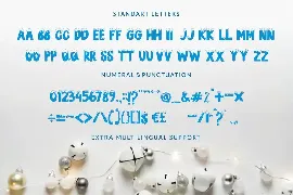 Snow Blue - Display Font