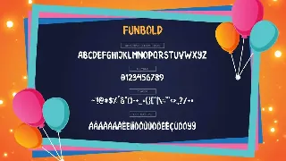 Funbold font