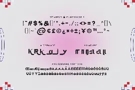 New Rugal - High Contrast Font