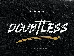 Doubtless Brush Font