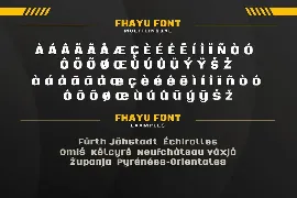 Fhayu font