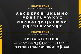 Fhayu font