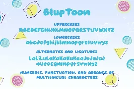 Blubtoon font