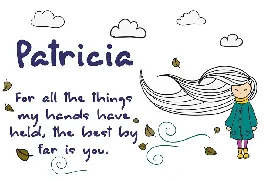 Patricia Display Font