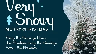 Snow Effect - Christmas Font