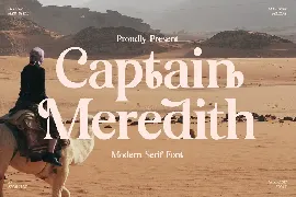 Captain Meredith Serif Font