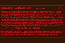 Queen of Camelot 2.0 font