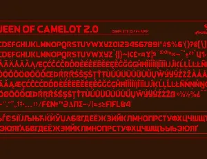 Queen of Camelot 2.0 font