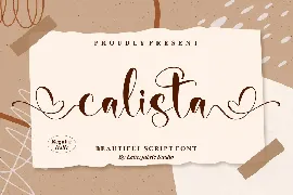 Calista Script Font