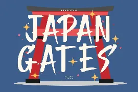 Japan Gates font