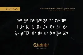 Slashmine-Blackletter Font