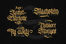 Slashmine-Blackletter Font