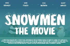 Snowy Season - Kids Font