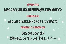 Snowy Season - Kids Font