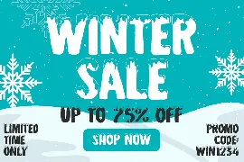 Snowy Season - Kids Font