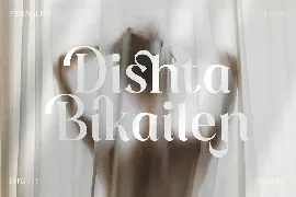 Dishta Bikailen Serif Font