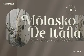 Dishta Bikailen Serif Font