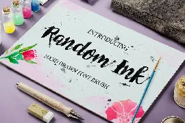 Random Ink font