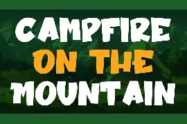 Campers - Comic Display Font