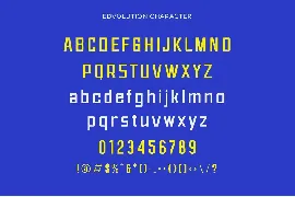 Edvolution - Modern Sans Serif font