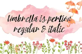 Umbrella Script font