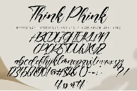 Think Phink font