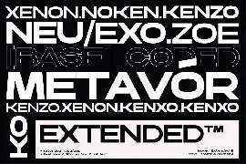 Noken Extended - Versatile Sans Serif font