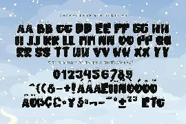 Snowky Brush font