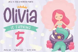 Baby Mermaid font