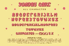 Sunday Cake - Cute Display Font