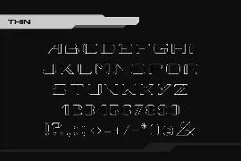 Vortex Technology Sci-fi Future Font