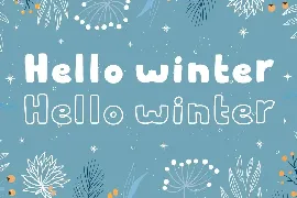 Winter Dairy - Christmas Font