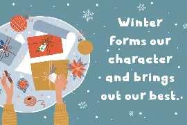 Winter Dairy - Christmas Font