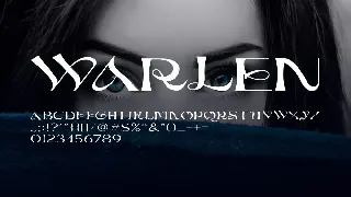 Warlea - Decorative Font