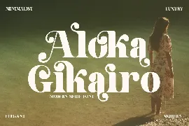 Aloka Gikairo Modern Serif Font