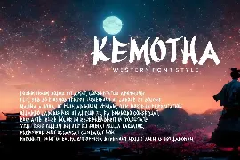 Kemotha - Western Font