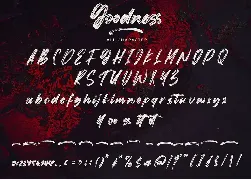 Goodness - Handwritten Brush Font