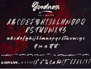 Goodness - Handwritten Brush Font