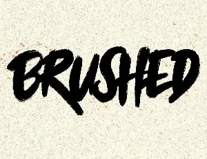 Trashed Typeface font