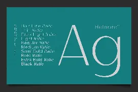 Helnore font