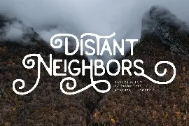 Distant Neighbors font