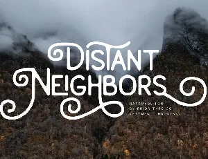 Distant Neighbors font