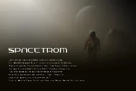 Spacetrom - Modern Font