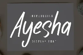 Ayesha Display Font