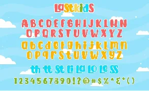 Lastkids font